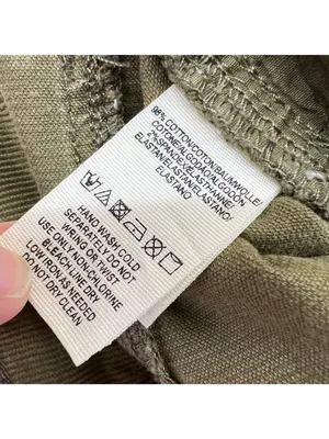 Free People Corduroy Pants Olive Green Size 28 Grunge Utilitarian Earthcore thumbnail 7