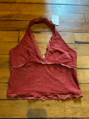 Amazon Reoria Lace Halter Top thumbnail 2