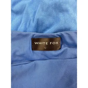 White Fox Boutique - Artist Muse Rib Sleeveless Mini Dress in Blue thumbnail 3