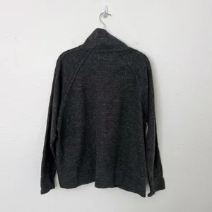 [Nike] Charcoal Heathered Gray Therma-FIT 1/2 Zip Pullover Training Top Sz Large thumbnail 2