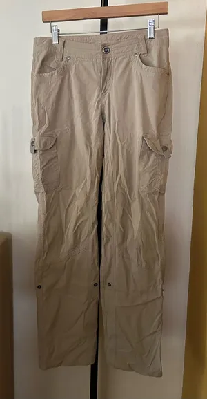 Kuhl‎ Women’s Splash Roll Up Pants Hiking Cargo Utility Outdoor Tan Khaki Size 6 thumbnail 1