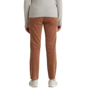 Quince Organic Stretch Corduroy Straight Leg Pants‎ Womens 10 Warm Brown NEW thumbnail 3