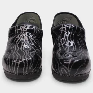 Dansko XP 2.0 Glitter Waves Patent Clogs Women 37 thumbnail 4