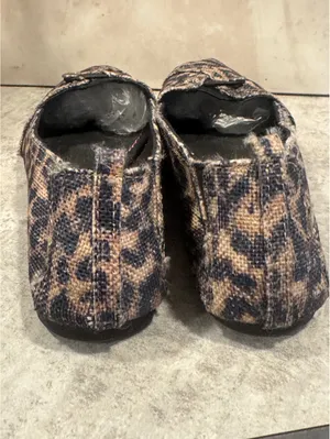Mad Love Slip-On Brown & Black Leopard Canvas Flats Size 9 thumbnail 6