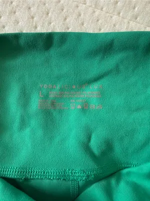 Yogalicious High-Rise Bike Shorts in Teal Green thumbnail 3