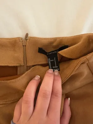 Forever 21 Brown Suede Mini Skirt thumbnail 2