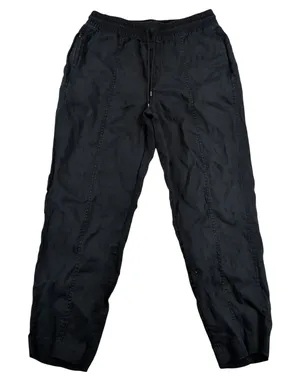 Athleta Cabo Linen Jogger Pants Black Small 658556-01 Drawstring Relaxed Casual thumbnail 1