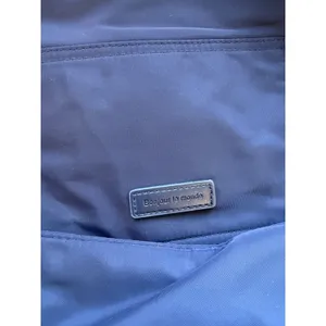 Zara Blue Nylon Tote Bag Purse‎ Capsule Bonjour Le Monde French Resort thumbnail 5