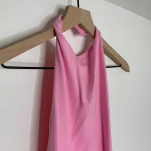 Skims Cotton Twist Halter Mini Dress Cotton Candy Womens Pink New Large thumbnail 6