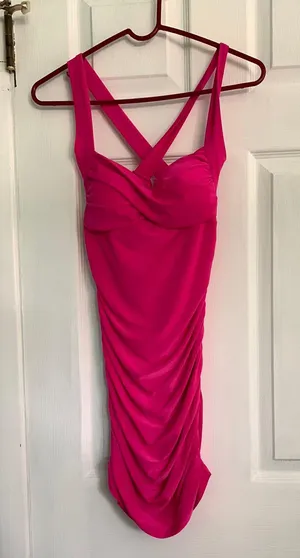 Windsor Pink Crossback Dress thumbnail 2