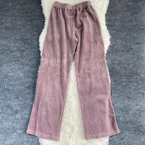 John Galt Velour Pants Mauve Pink Purple Anastasia Velvet Sweatpants thumbnail 7