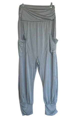 NWOT FREE PEOPLE Movement X Free People Victory Harem Pants - Beach Fog thumbnail 7