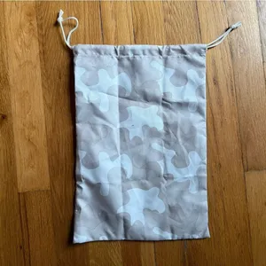 DAGNE DOVER Tan White Drawstring Small Dustbag‎ thumbnail 2