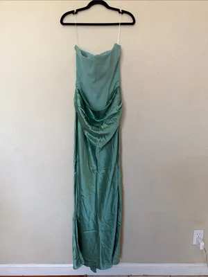 House of CB ‘Persephone’ Jade Strapless Maxi Dress NWOT size M D-DD thumbnail 10