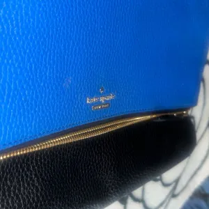 Vintage Kate Spade Colorblock Pebbled Leather Crossbody/Clutch Bag thumbnail 16