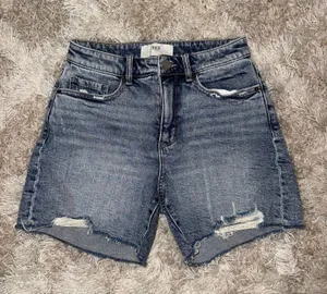 BKE Jean Shorts Distressed Hem thumbnail 1