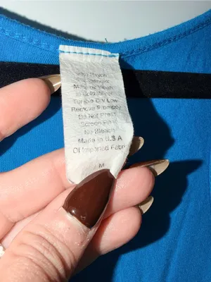 Bright Teal Sand and Mascara Tank thumbnail 3