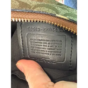 Coach Ellie File Bag Signature Canvas Crossbody Brown Black F29210 thumbnail 11