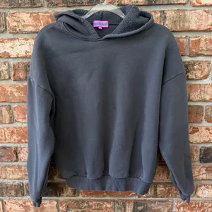 Edikted Women’s Bonney Bow Detail Hoodie Pullover Gray Pink Size XS Coquette thumbnail 3