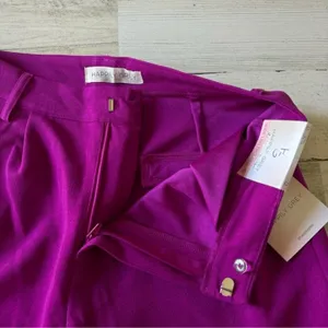 NWT Happily Grey Wide Leg Trouser Pants Full Length High Waisted Front Slit XS‎ thumbnail 9