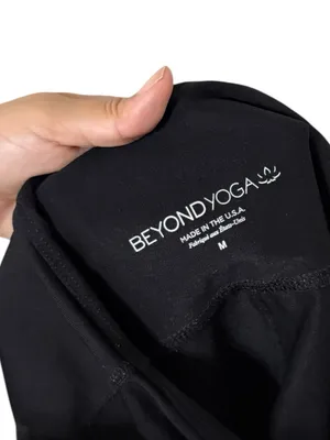 BEYOND YOGA Palm High Waisted Black Leggings thumbnail 7
