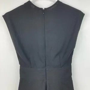 ASOS Surplice Black Romper with Sash Tie Belt Size 2 thumbnail 4