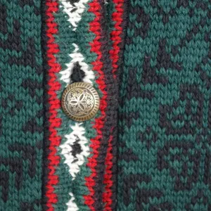 LL Bean Nordic Cotton Cardigan Sweater Medium thumbnail 5