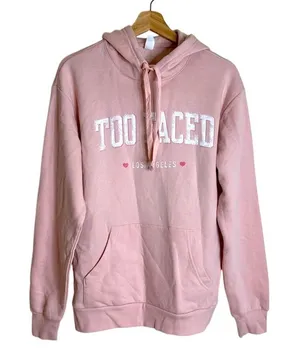 Too faced make up ladies‎ pullover hoodie cozy soft sweater size medium thumbnail 1