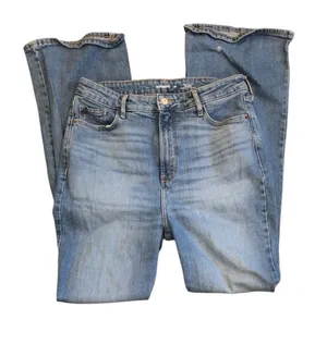 Old navy higher high rise flare jeans size 10 thumbnail 1