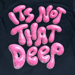 Romwe It’s Not That Deep Graphic Short Sleeve Shirt Women’s Small thumbnail 2