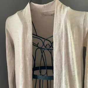 Abercrombie & Fitch Cozy Neutral Longline Open Pocket Basic Cardigan Sz. XS thumbnail 3