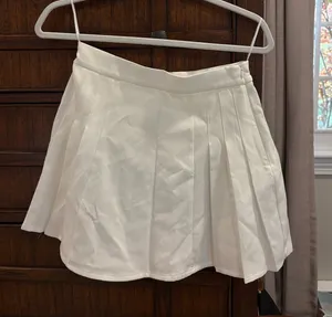 Princess Polly White Pleated Mini Skirt thumbnail 1