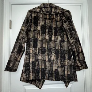 Funktational Long Sleeve Lagenlook Wool Blend Coat thumbnail 8