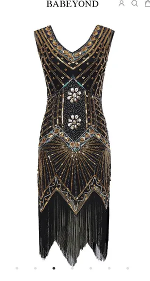 Babeyond Sleeveless V-Neck Cocktail Party Dress NWT thumbnail 4