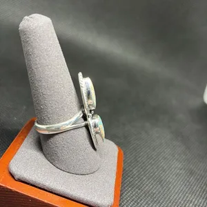 New Sea Sediment 925 sterling silver ring size 9.5 thumbnail 3