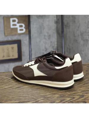 Universal Thread Skyler Jogger Sneakers Double Lace Low Top Brown Multi 7.5M thumbnail 2