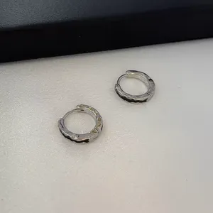 14mm Irregular Small Hoop Earrings for Men Women Streetwear Hip Hop Punk Unisex Style thumbnail 3