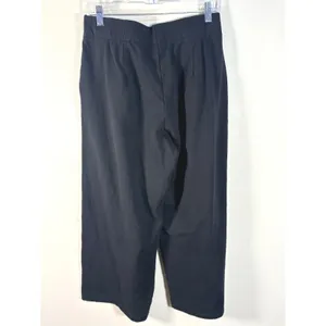 Torrid Super Soft‎ Fleece Wide Leg Pants Black Plus Size 00 (M/L) thumbnail 5