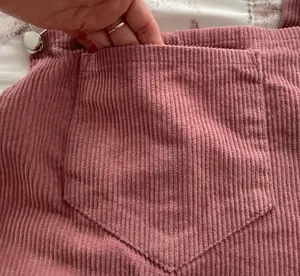 Pink Corduroy Overall Bib Pinafore Suspender Dress, size S thumbnail 9