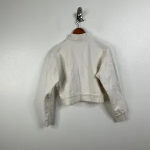 Reformation Quarter‎ Zip Cropped Sweatshirt Size Small thumbnail 2