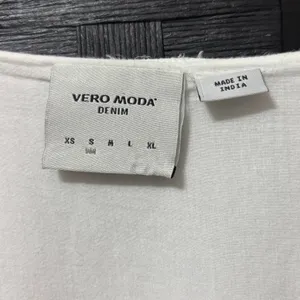 Vero Moda Mini‎ Dress White Embroidered Boho Smocked Vacation Festival Beach S thumbnail 3