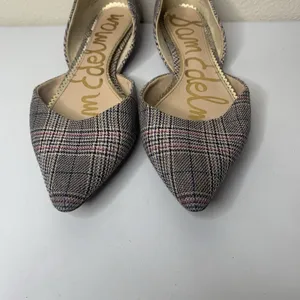 Sam Edelman Rodney D'Orsay Flats Glen Plaid Pattern Sz 9 Pointed Toe thumbnail 4