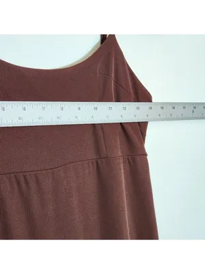 Wild Fable Womens Chocolate Brown Sleeveless Bodycon Midi Dress Size XS thumbnail 6