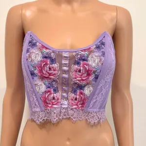 Victoria’s Secret small Dream Angels embroidered corset top BC3 3248 thumbnail 12