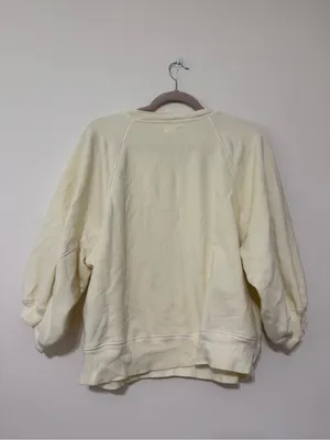 Aerie Butter Yellow Femme Short Sleeve Sweatshirt thumbnail 3