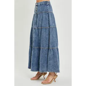 RISEN High Rise‎ Ruffle Long Skirts thumbnail 3