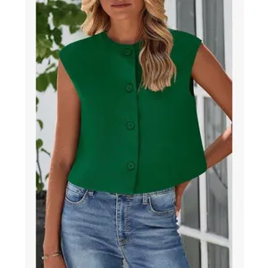 PRETTYGARDEN NEW Green Dressy Career Suit Vest Blazer 2X thumbnail 7