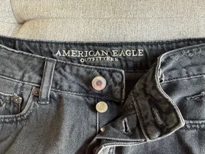 Distressed American Eagle Jean Skirt thumbnail 2