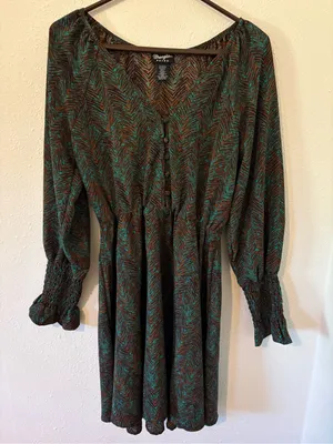 Wrangler Retro Women’s Smocked Sleeve Dress thumbnail 1
