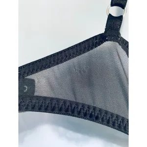 Victoria's Secret Bra Dream Angels Lined Demi 36B Black Lace Whimsigoth thumbnail 4